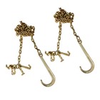 Tow Chain J-hooks V-chain Flatbed Truck Rollback Wrecker Carrier 5 16  X 10  G70