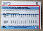 Juan Soto Signed 2019 Topps Gold Cup Autograph Baseball Card Nationals Auto