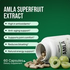 Alevia Organic Amla Capsules 1000mg     Indian Gooseberry Amla Fruit Supplement    