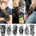 66 Sheets Black Eagle Dragon Halloween Temporary Tattoos For Men Women Thigh  Sc