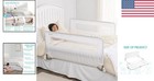 43    Safety Double-sided Bed Rail For Toddlers - Metal Frame   Easy Setup  2-pack