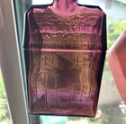 Vintage Wheaton Glass Ec Booz s Old Cabin Whiskey Bottle With Cork Brown Purple
