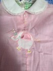 Tiny Tots Original Pink Elephant Romper Size 0-3m