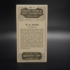 1935 Ardath Celebrities 7 Bill W e  Bowes Cricket Rare Tobacco Cigarette Card Nm