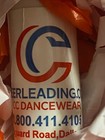 2 Orange And White Cheerleading Dance Pom Poms Handles Tennessee Vols Costume