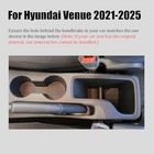 Armrest Box For Hyundai Venue 2021-2026 Center Console  Black Black Stitches