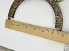 Vintage Purse Handle Frame Curved Replacement Part As Is Metal Distressed