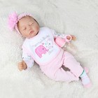 22  Realistic Reborn Baby Doll Vinyl Silicone Lifelike Newborn Toddler Girl Gift