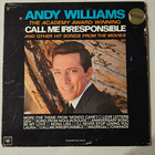 Lot Of 3 Vintage Andy Williams Records Irresponsible Raindrops Arms Of Love