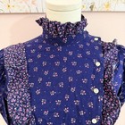 Vintage Eber San Francisco Floral Prairie Blouse     Size Large