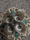 Vintage 4 Tube Lipstick Holder Early 1960 s Stamped  sf  Gems Pearls Gorgeous