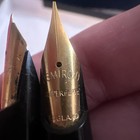 Osmiroid 2 Gold Fountain Pen Nib Italic Medium  England