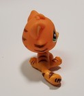 Littlest Pet Shop Tiger  1834 Orange W  Stripes Green Eyes Lps Cat