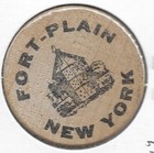 1982  Otsquago Coin Association 17th Show  Fort Plain  New York  Wooden Nickel