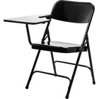 5200 Series Black Tablet Arm 18-gauge Steel Folding Chair Grey Nebula Right Arm
