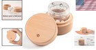 Pet Cremation Urn Wooden Mini Keepsake Dog Cat Ashes Memorial Paw Print Gift Box