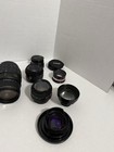 Vintage Lot Of Camera Lenses Minolta Nikon Tv Zoom Lens Takumar