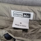 Rei Sahara Convertible Hiking Pants Womens Medium Khaki Tan Zip Off Cargo Trail