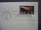 1988 Olympics Summer Games Gold Golden Fdc Replica Cover Stamp 