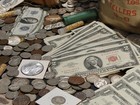 Grab Bag Coin Hoard Lot  gold  100yr Old Silver  Proofs  Wheat Cents  Us Coins