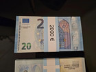 100 To 300pcs 20 Euro Bill Replica Money Prop For Pranks   Movie Production