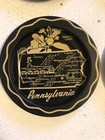 Pennsylvania Metal Souvenir Coasters Set Of 6 Six 3 1 2    Vintage