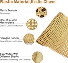 Cane Webbing Sheet Rattan Roll Material For Furniture Repair Ecofriendly Diy