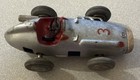 Vtg Schuco Studio Race Car Wind Up Metal Car Toy Mercedes 1043
