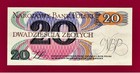 Poland 20 Zlotych 1982 Unc Note - Sign  Majewski   Lasocki  Prefix Am  p-149a 2 