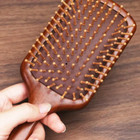 Sandalwood Hair Comb - Air Cushion Hair Brush  Portable Detangling Brush Massage