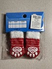 Non Skid Pet Socks Small 2 5cm Wide 6 Cm Long Red