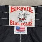 Vintage Birdwell Beach Britches Board Shorts In Black Men 38 Made In Usa Beach