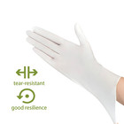 5mil White Latex Gloves  Disposable Powder-free  Heavy Duty Food Safe Gloves