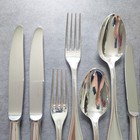 Christofle Perles 12pcs Silverplate Flatware Knife Fork Spoon Excellent