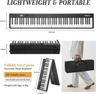 88 Key Electric Piano Keyboard With 480 Sounds  Usb Midi  Pedal   Accessories