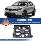 Radiator Cooling Fan Compatible With 2017-2022 Nissan Rogue Sport 2 0l 