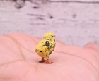 Awesome Antique Austrian Vienna Cold Painted Bronze Figure Of Tiny Baby Chick    