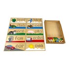 Melissa   Doug Kids Learning Toy See   Spell Wooden Puzzle Activity