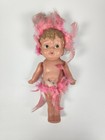 Vintage 1940 s Doll Strung Arms Celluloid Feathers Occupied Japan Toy 7 