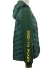 Nfl Team Apparel Women s Green L Green Bay Packers Quilted Puffer Lightwt Jacket