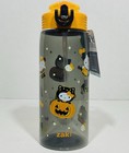 Zak Designs Hello Kitty Halloween Kids Durable Straw Water Bottle Black 25oz