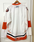 Reebok Bridgeport Sound Tigers Hockey Jersey Ahl  Ny Islanders White Sz Large