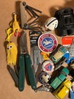 Vintage   Modern Toys   Trinkets Junk Drawer Lot W  Cars Keychains Mancave