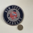 New York Yankees  Vintage Embroidered Iron On Patch 3    X 3   