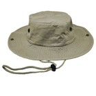 Unisex 100  Cotton Bucket Hat Fishing Camping Safari Boonie Sun Brim Summer Cap