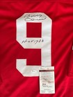Bobby Hull Autographed Chicago Blackhawks Jersey Inscribed Hof 1983   Jsa Coa
