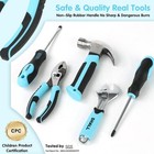 26-piece Kids Size Tool Set Real Tools Kit Kids W  12  Tool Bag Safety Certified