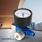 Regulator 1 4 Air Gauge Water Compressor Moisture Trap Spray Filter Separator To
