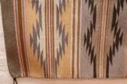 Atq Navajo Rug Large Native American Indian Vtg Weaving 40x24 Wide Ruins Striped
