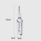Key Decoder 2 In 1 Portable Lock Picking Set Hook And Pickup Tool Kit Ergonomic